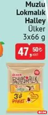 ÜLKER MUZLU LOKMALIK HALLEY 3X66 G ÜLKER MUZLU LOKMALIK HALLEY 3X66 G